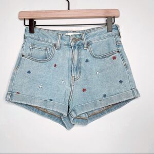 Pacsun Mom Shorts 4th of July Stars